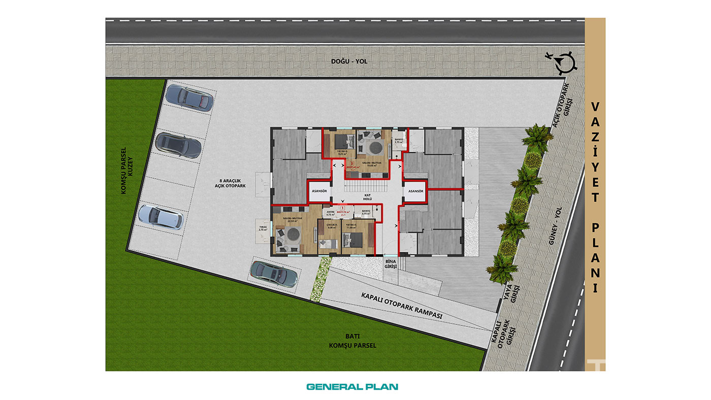 Modern Antalya Apartments Just Steps from City Center Conveniences - 102374
