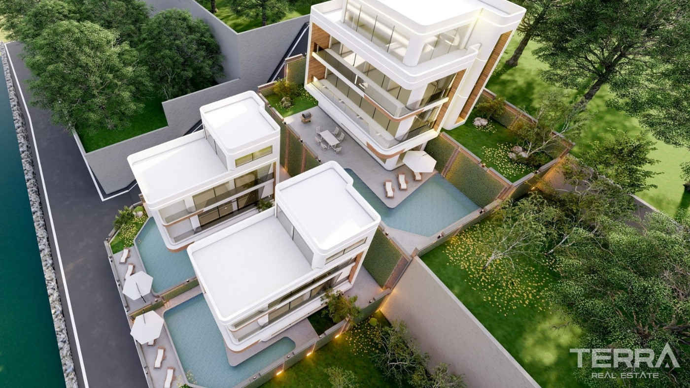 Modern Hillside Villas with Private Pools in a Quiet Part of Alanya - 102523