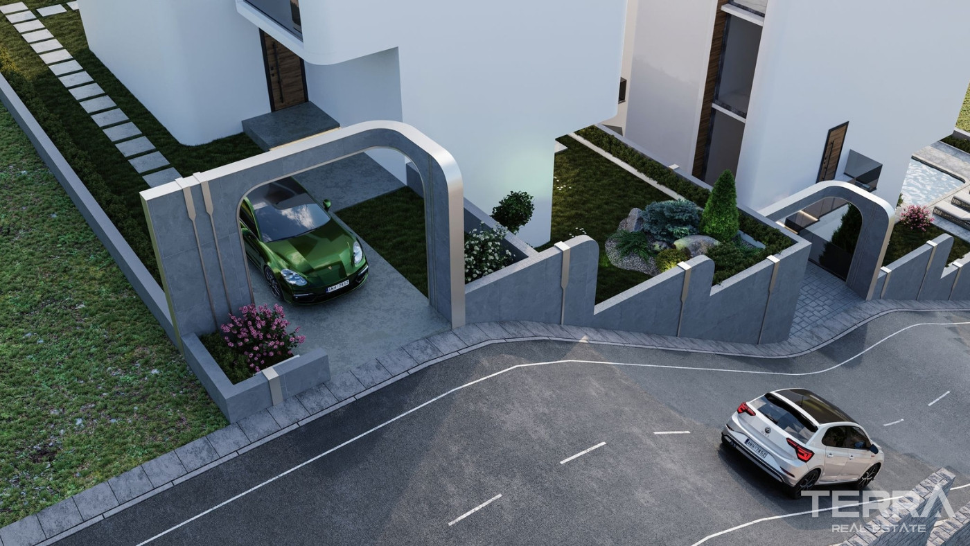 Modern Hillside Villas with Private Pools in a Quiet Part of Alanya - 102525