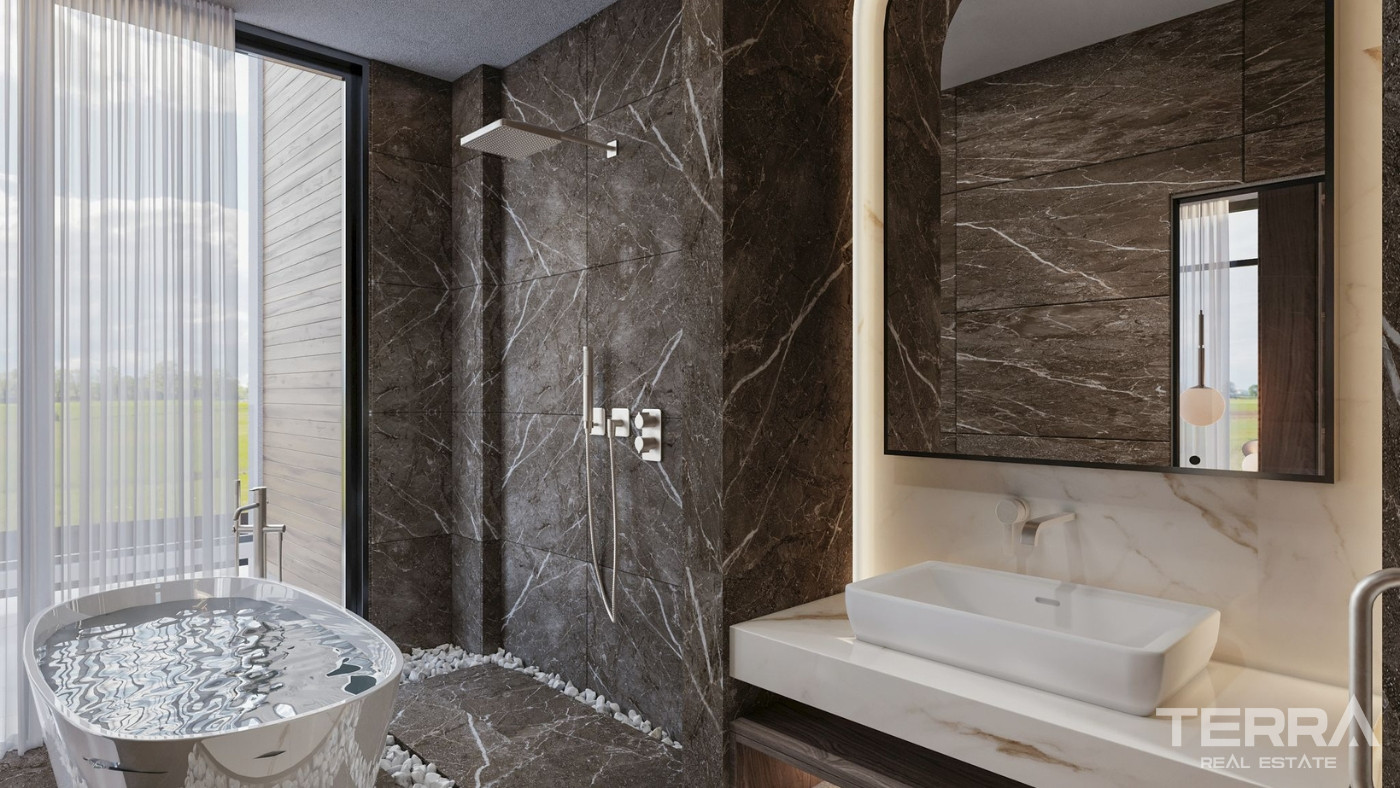 Modern Hillside Villas with Private Pools in a Quiet Part of Alanya - 102530