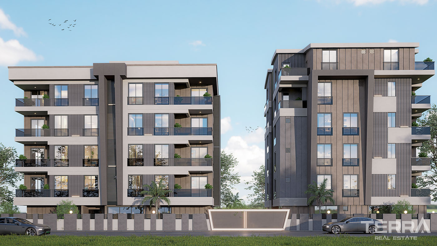 Elegant Apartments Near the Sea in Antalya's Prestigious Location - 102389