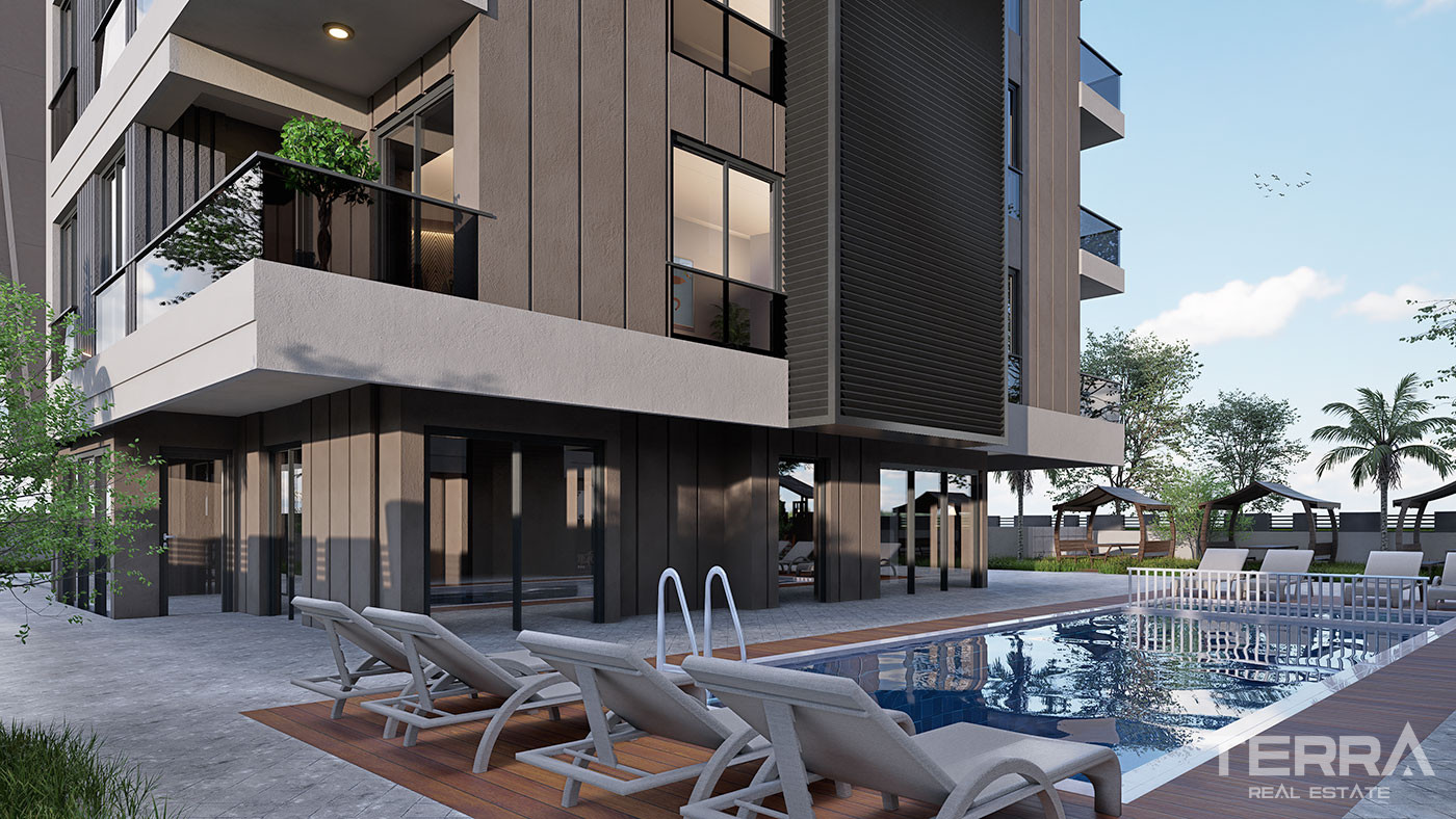 Elegant Apartments Near the Sea in Antalya's Prestigious Location - 102391