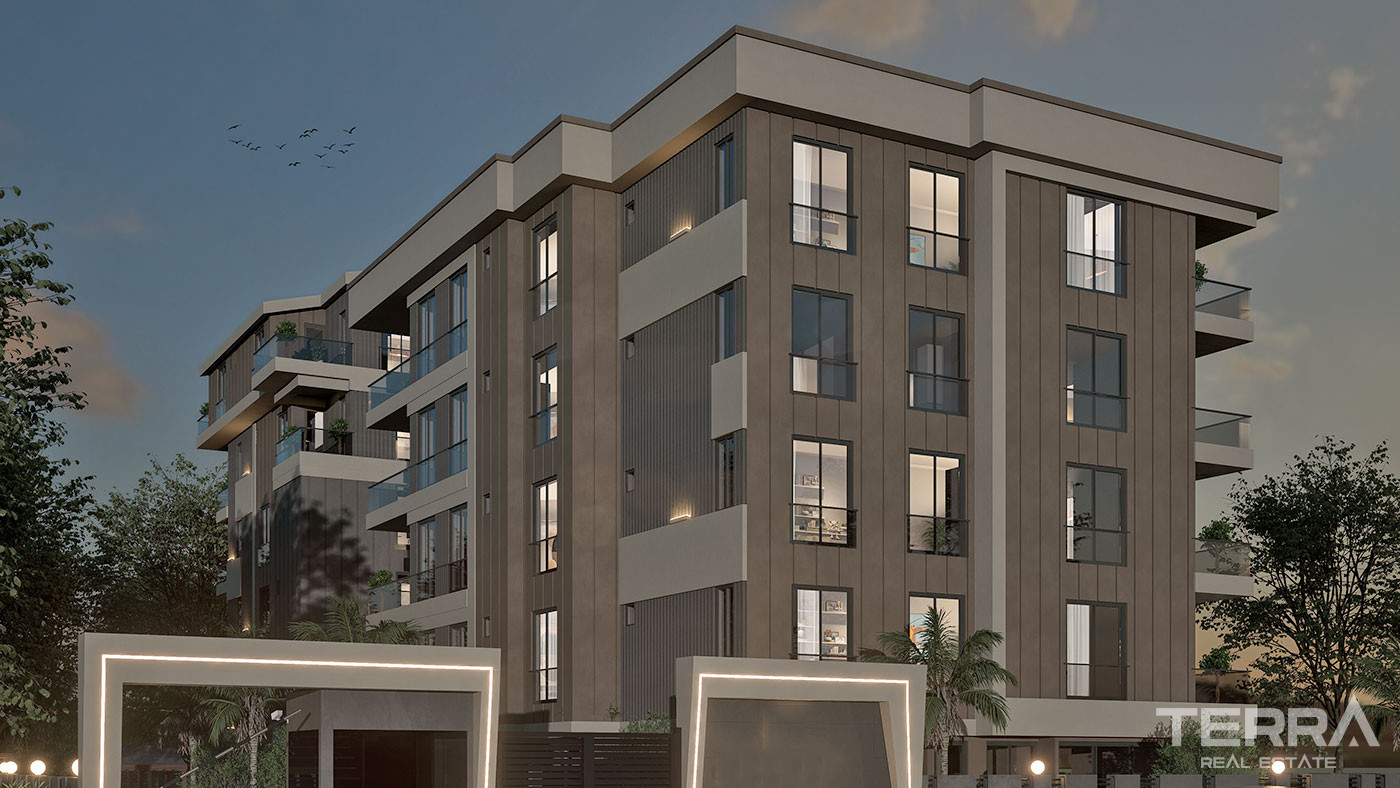 Elegant Apartments Near the Sea in Antalya's Prestigious Location - 102401