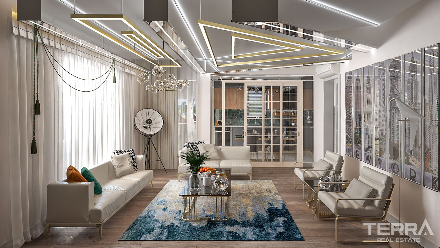 Elegant Apartments Near the Sea in Antalya's Prestigious Location - 102406