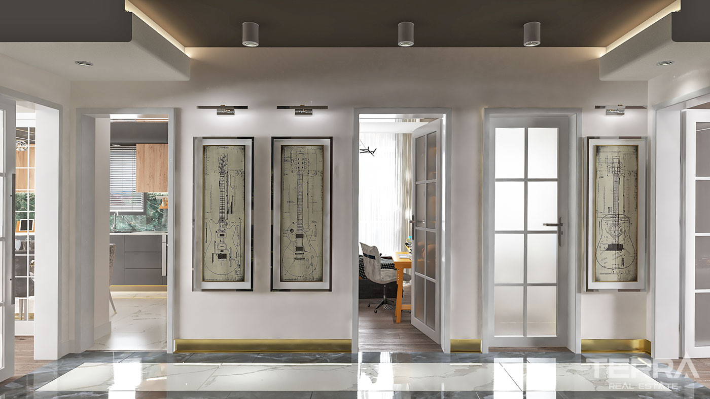 Elegant Apartments Near the Sea in Antalya's Prestigious Location - 102410