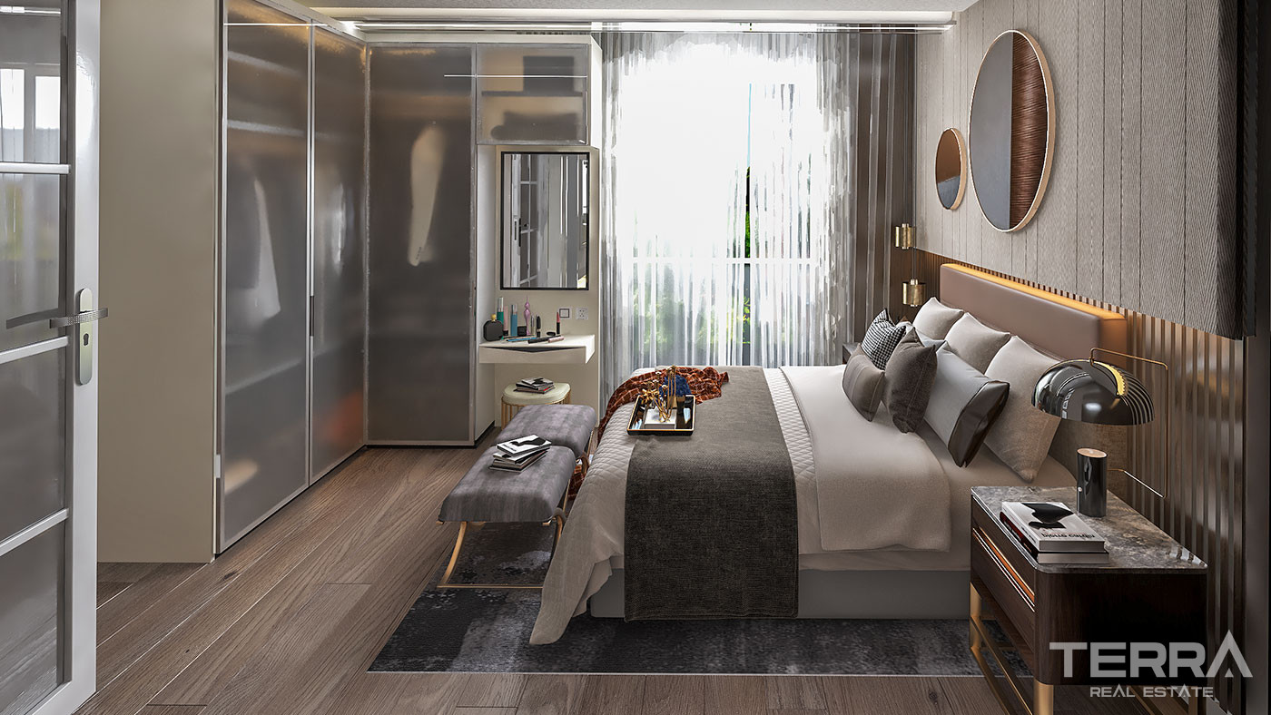 Elegant Apartments Near the Sea in Antalya's Prestigious Location - 102412