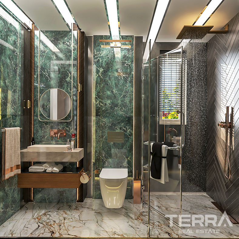 Elegant Apartments Near the Sea in Antalya's Prestigious Location - 102414