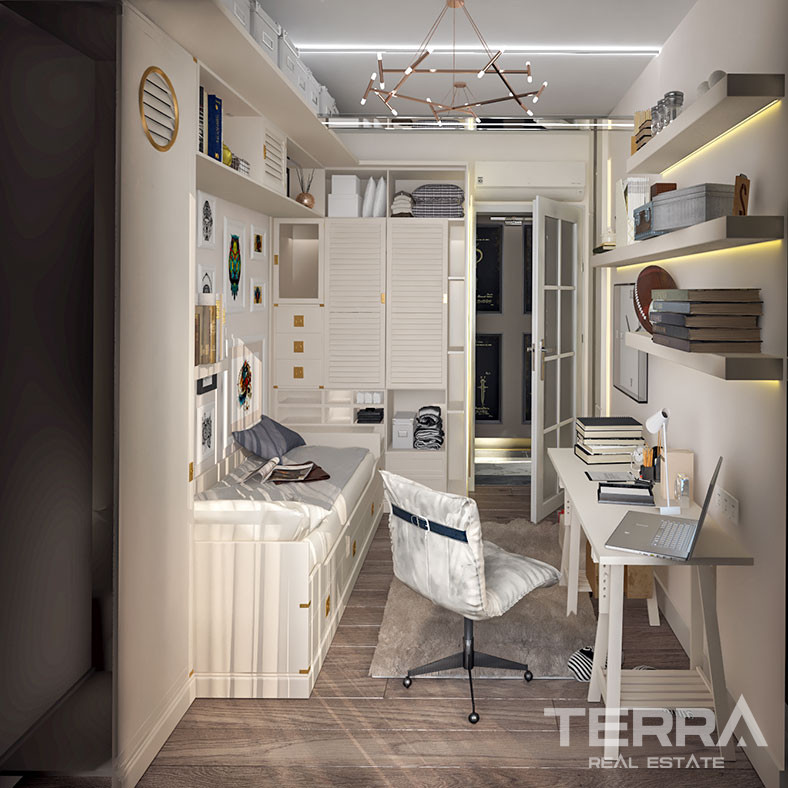 Elegant Apartments Near the Sea in Antalya's Prestigious Location - 102415