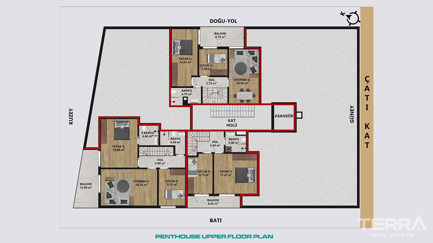 Convenient and Modern Lifestyle From Central Antalya Apartments - 102513
