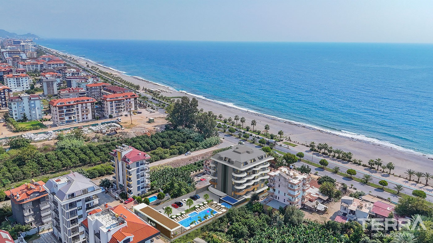 Stylish Beachfront Apartments in Peaceful Location of Kestel, Alanya - 102538