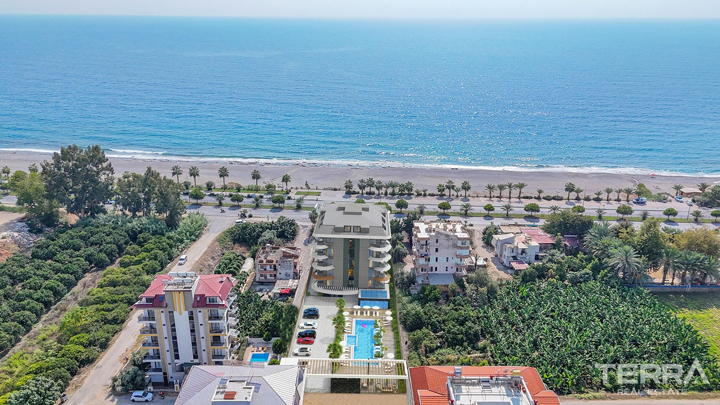 Stylish Beachfront Apartments in Peaceful Location of Kestel, Alanya - 102540