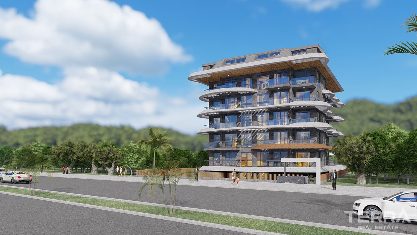 Stylish Beachfront Apartments in Peaceful Location of Kestel, Alanya