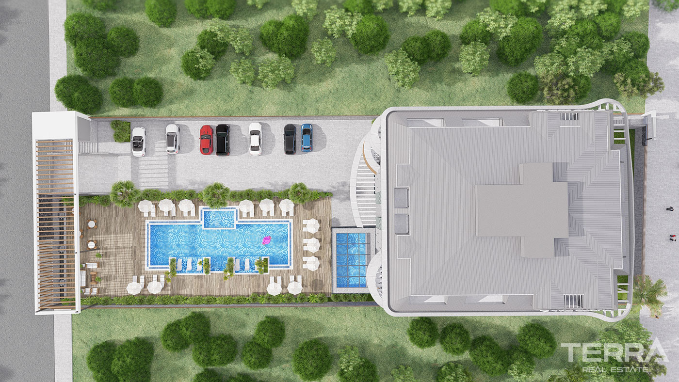 Stylish Beachfront Apartments in Peaceful Location of Kestel, Alanya - 102543