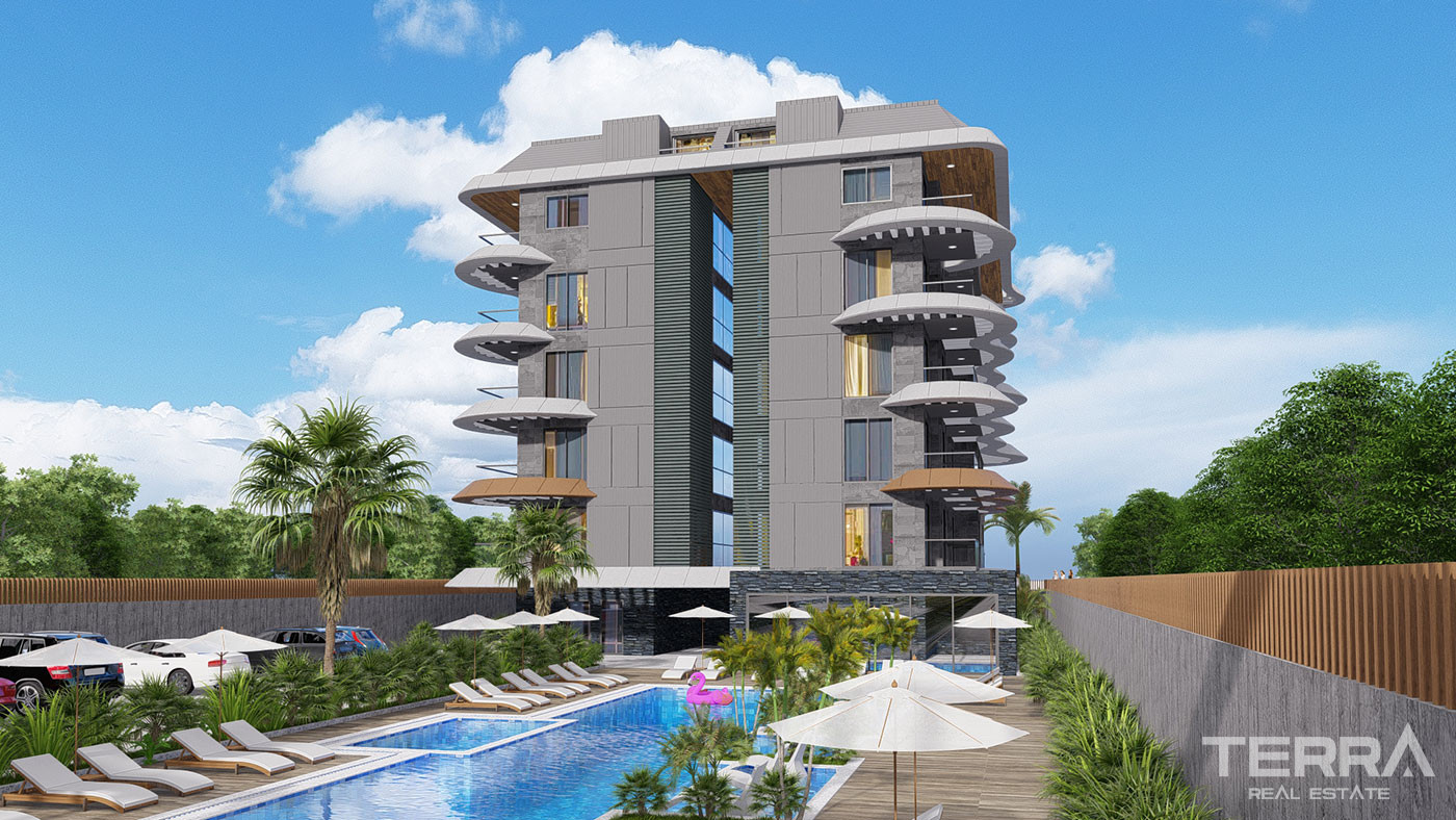 Stylish Beachfront Apartments in Peaceful Location of Kestel, Alanya - 102546