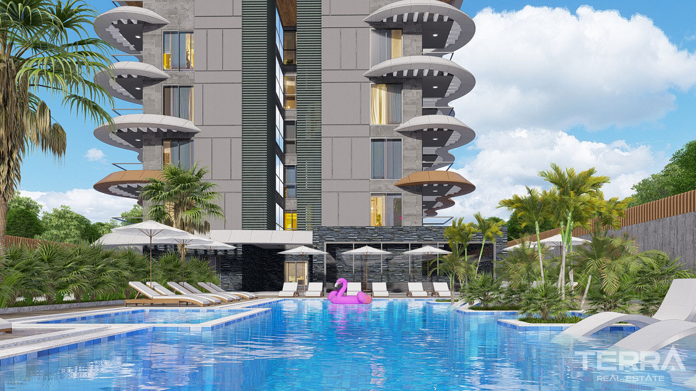 Stylish Beachfront Apartments in Peaceful Location of Kestel, Alanya - 102548