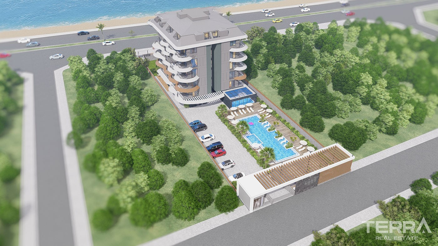 Stylish Beachfront Apartments in Peaceful Location of Kestel, Alanya - 102550