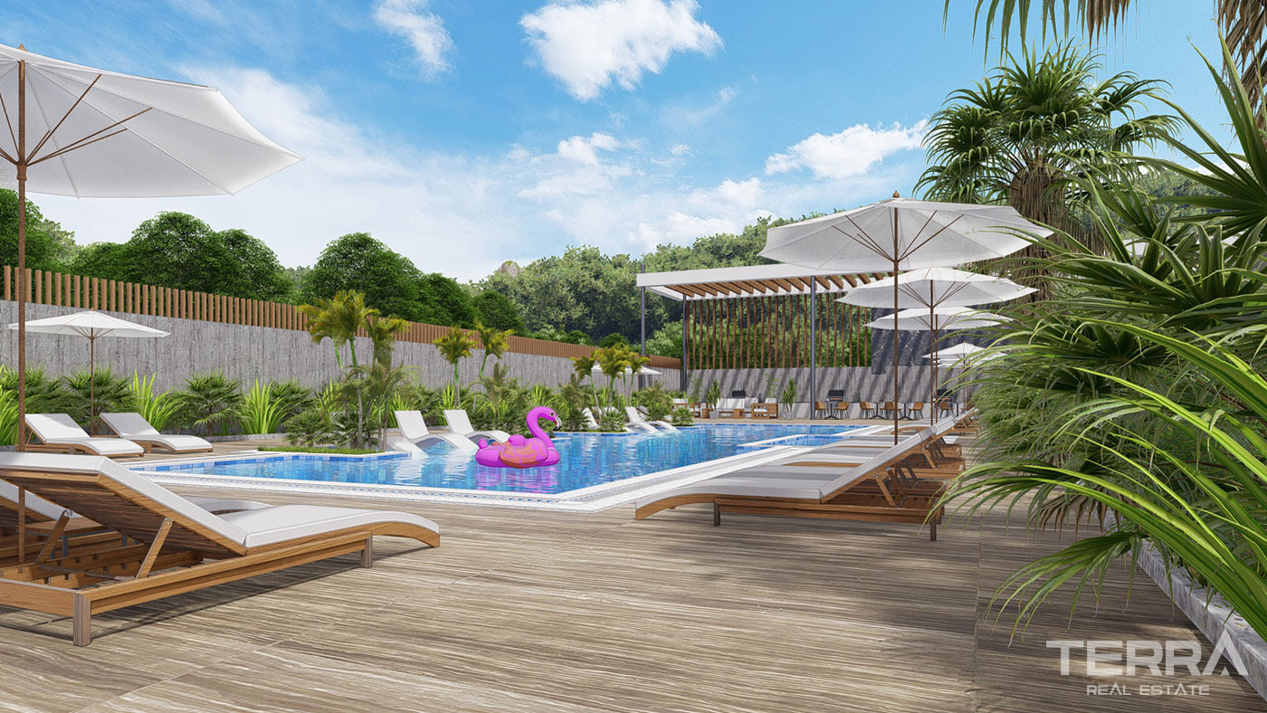 Stylish Beachfront Apartments in Peaceful Location of Kestel, Alanya - 102554