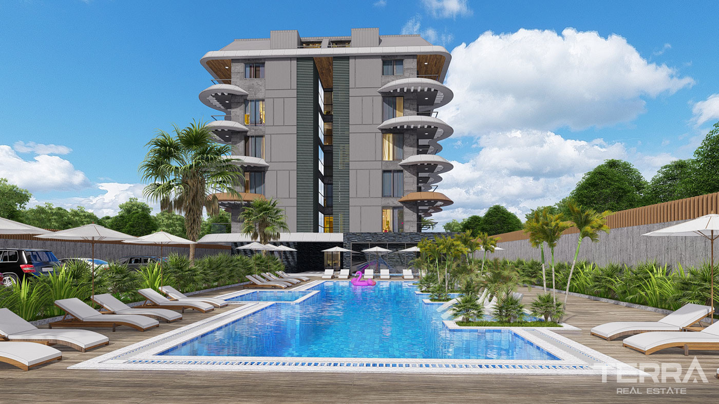 Stylish Beachfront Apartments in Peaceful Location of Kestel, Alanya - 102556