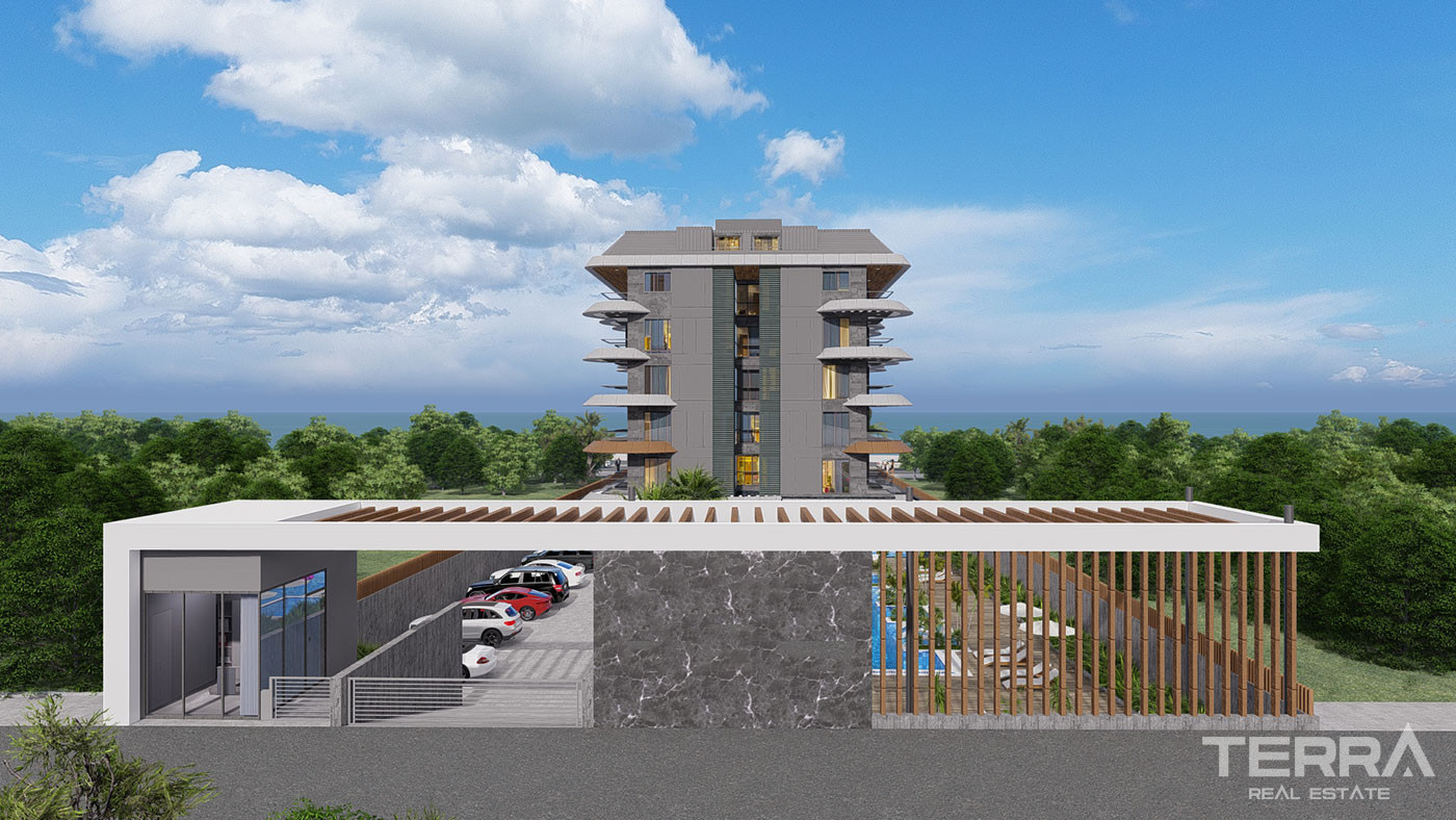 Stylish Beachfront Apartments in Peaceful Location of Kestel, Alanya - 102558