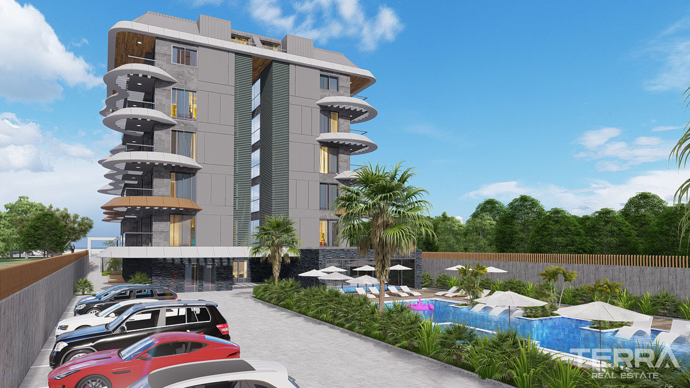 Stylish Beachfront Apartments in Peaceful Location of Kestel, Alanya - 102562
