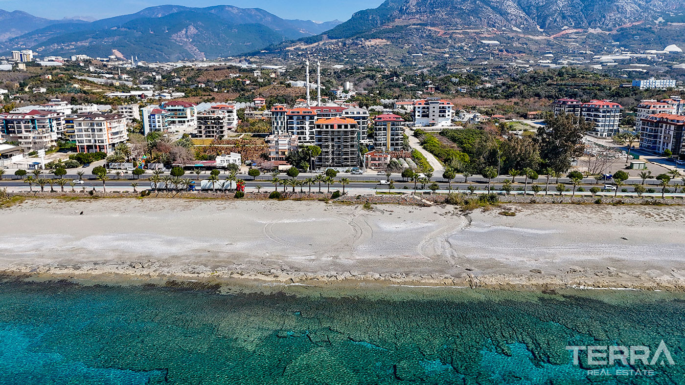 Stylish Beachfront Apartments in Peaceful Location of Kestel, Alanya - 102569