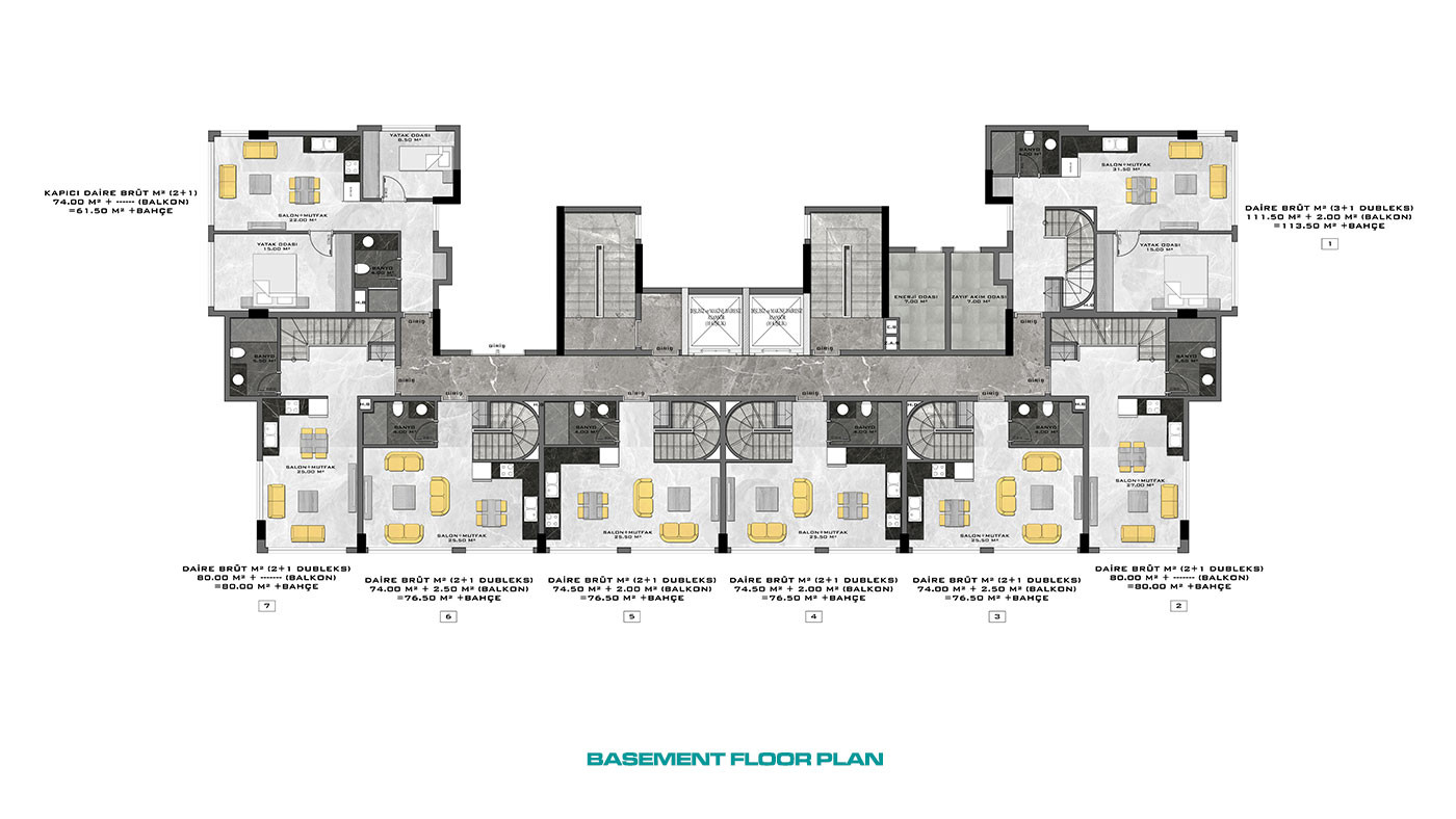 Modernly Designed Apartments of Multiple Layouts in Demirtaş, Alanya - 102641