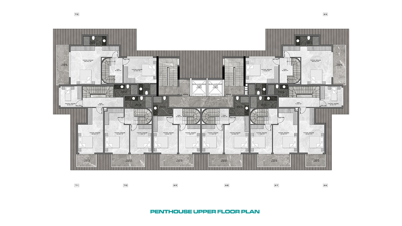 Modernly Designed Apartments of Multiple Layouts in Demirtaş, Alanya - 102648