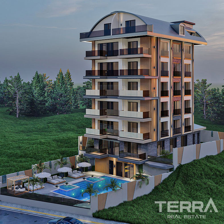 Move-in Ready Apartments in Alanya Just Steps From The Kargıcak Beach - 102712