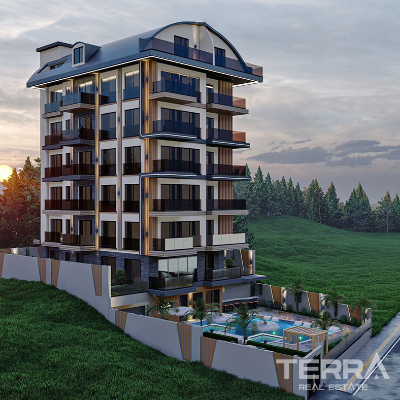 Move-in Ready Apartments in Alanya Just Steps From The Kargıcak Beach - 102713