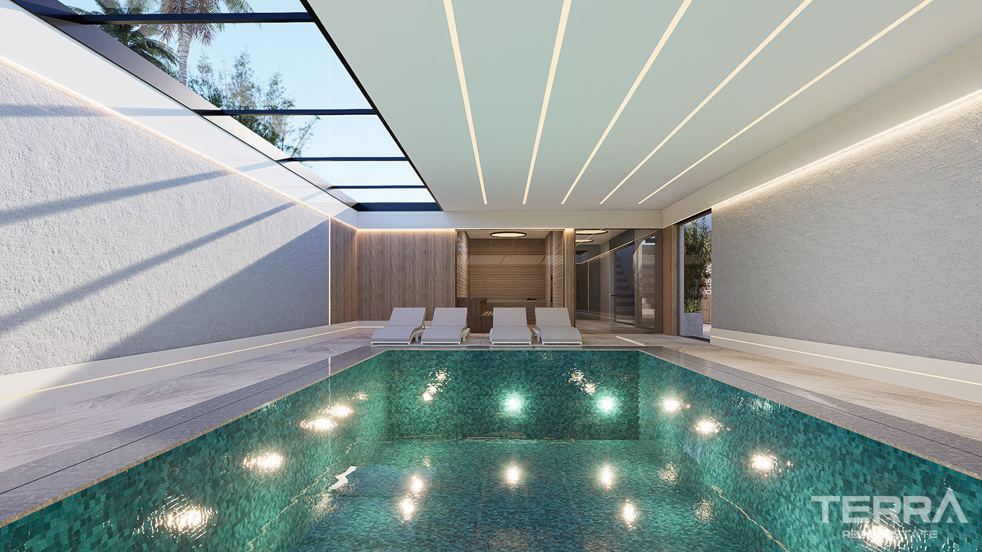 Elegant Apartments in a Luxury Complex with Swim-Up Pool in Altıntaş - 102815
