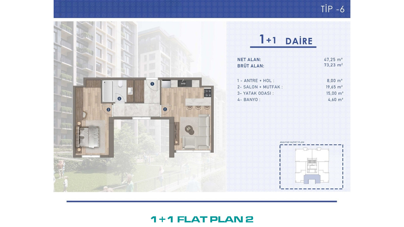 Flats within a 10 Block Residential Project in Bağcılar, İstanbul - 102881