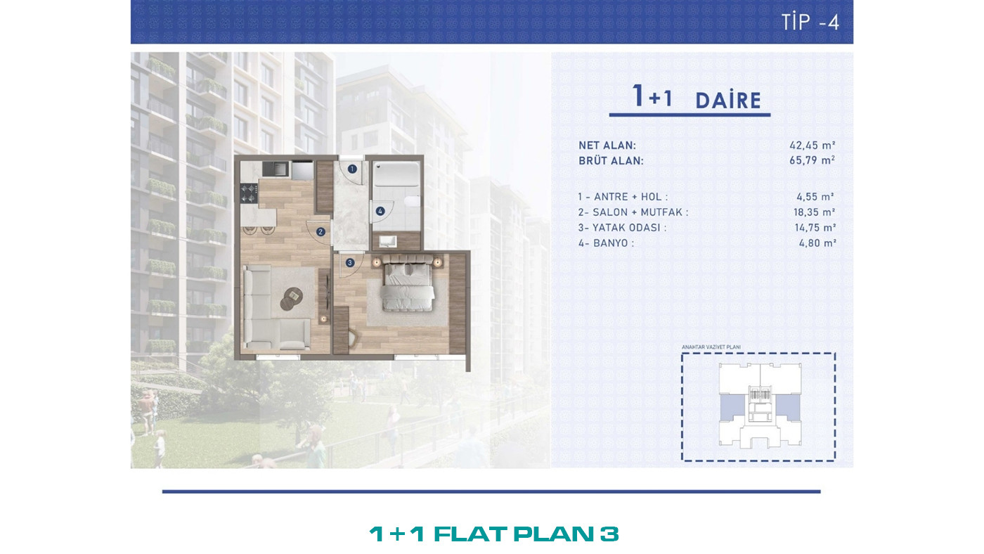 Flats within a 10 Block Residential Project in Bağcılar, İstanbul - 102888