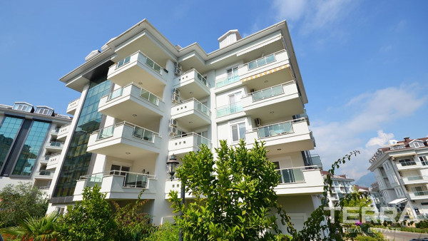 Möblierte zwei- Zimmer-Wohnung in Olive City, Alanya