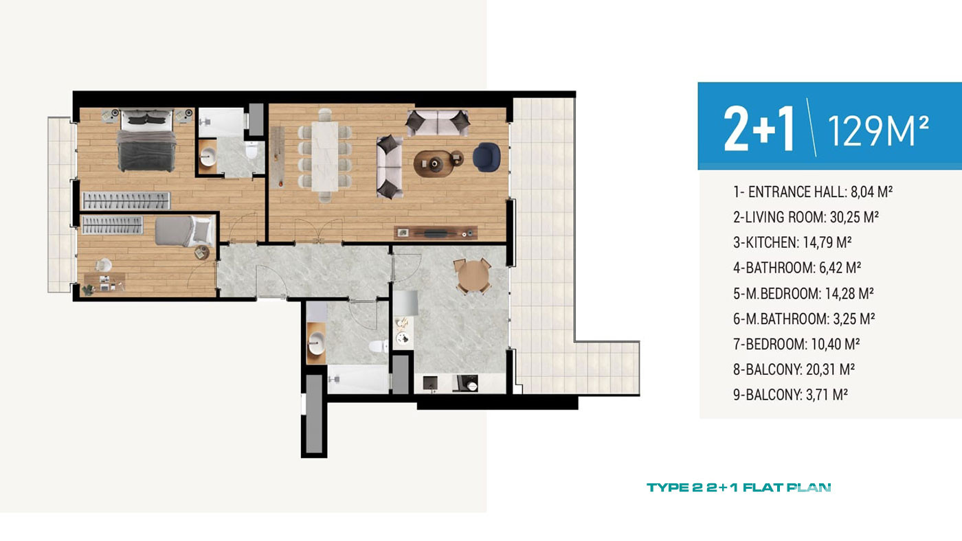 Lakeview Flats in a Family-Oriented Complex in Büyükçekmece, İstanbul - 102953