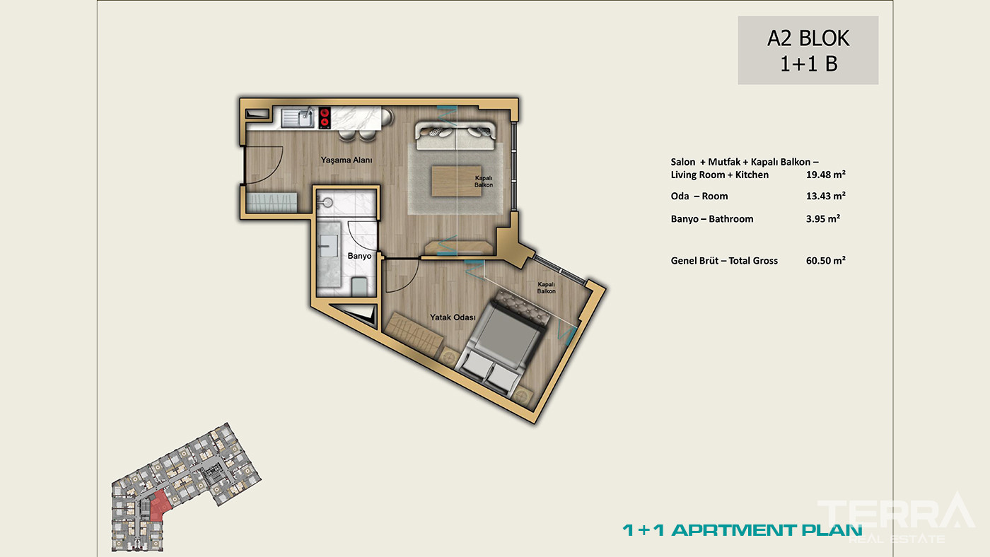 İstanbul Apartments for Sale Close to Universities and Shopping Malls - 102987