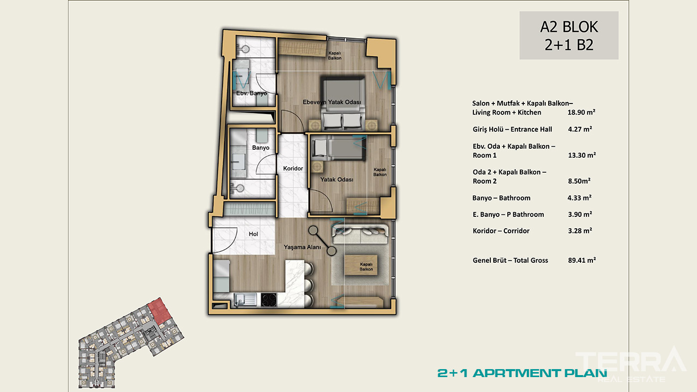 İstanbul Apartments for Sale Close to Universities and Shopping Malls - 102990