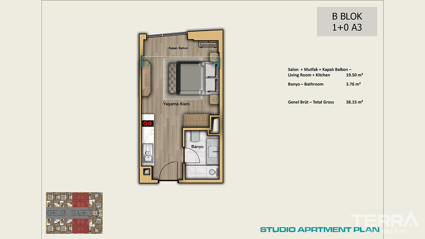 İstanbul Apartments for Sale Close to Universities and Shopping Malls - 102998