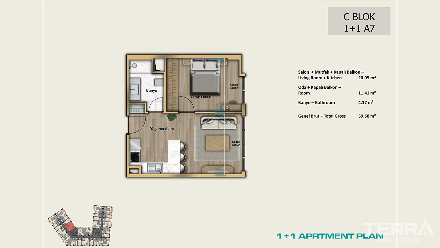 İstanbul Apartments for Sale Close to Universities and Shopping Malls - 103004