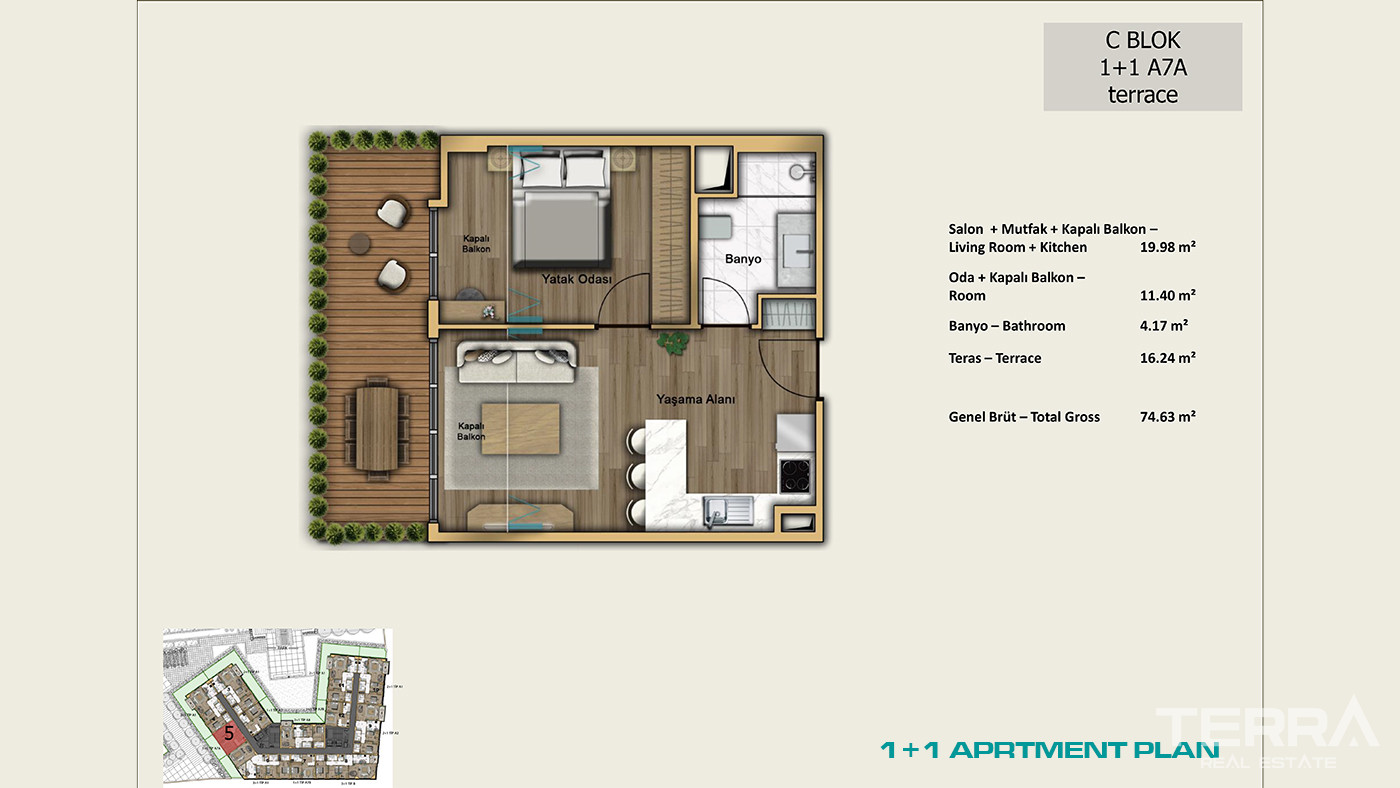 İstanbul Apartments for Sale Close to Universities and Shopping Malls - 103005