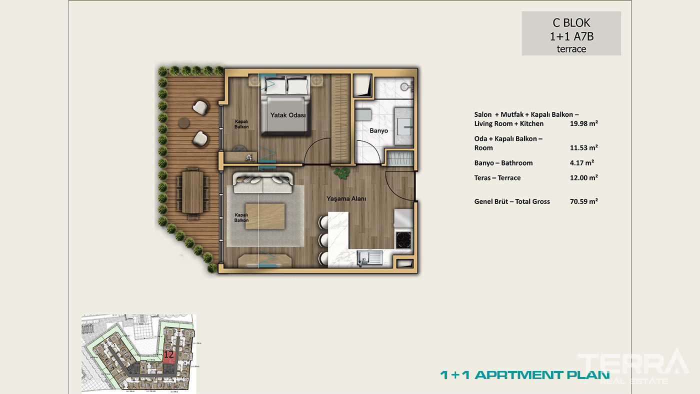 İstanbul Apartments for Sale Close to Universities and Shopping Malls - 103006