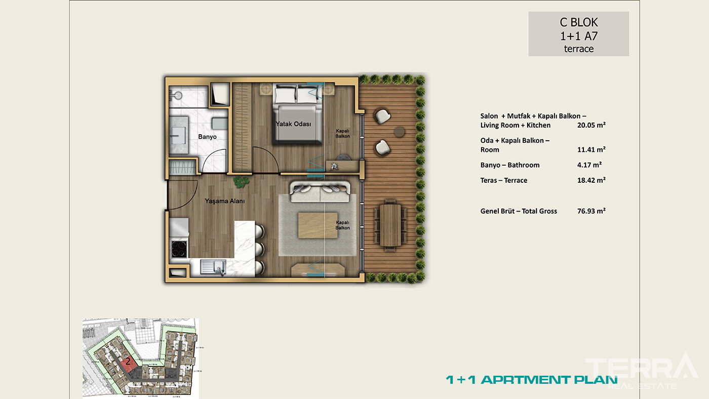 İstanbul Apartments for Sale Close to Universities and Shopping Malls - 103007