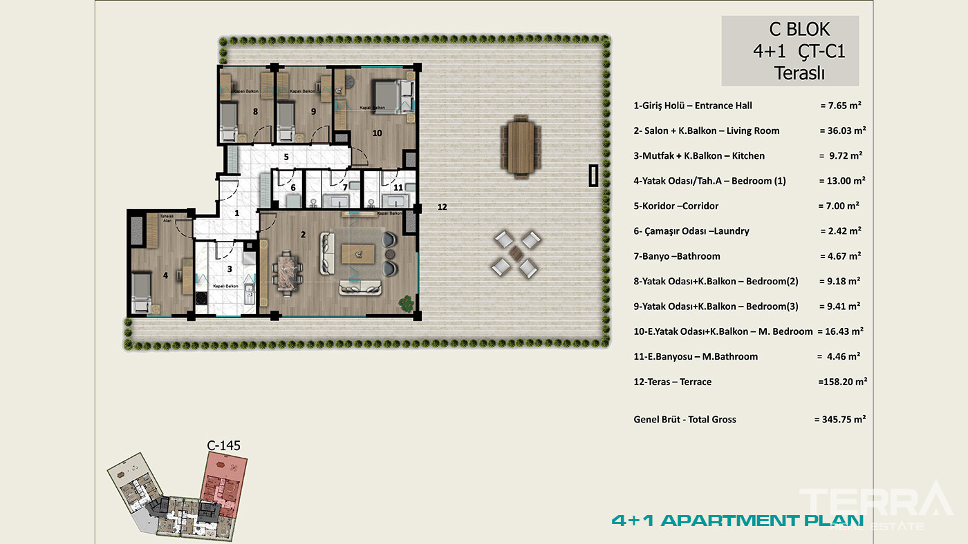 İstanbul Apartments for Sale Close to Universities and Shopping Malls - 103017