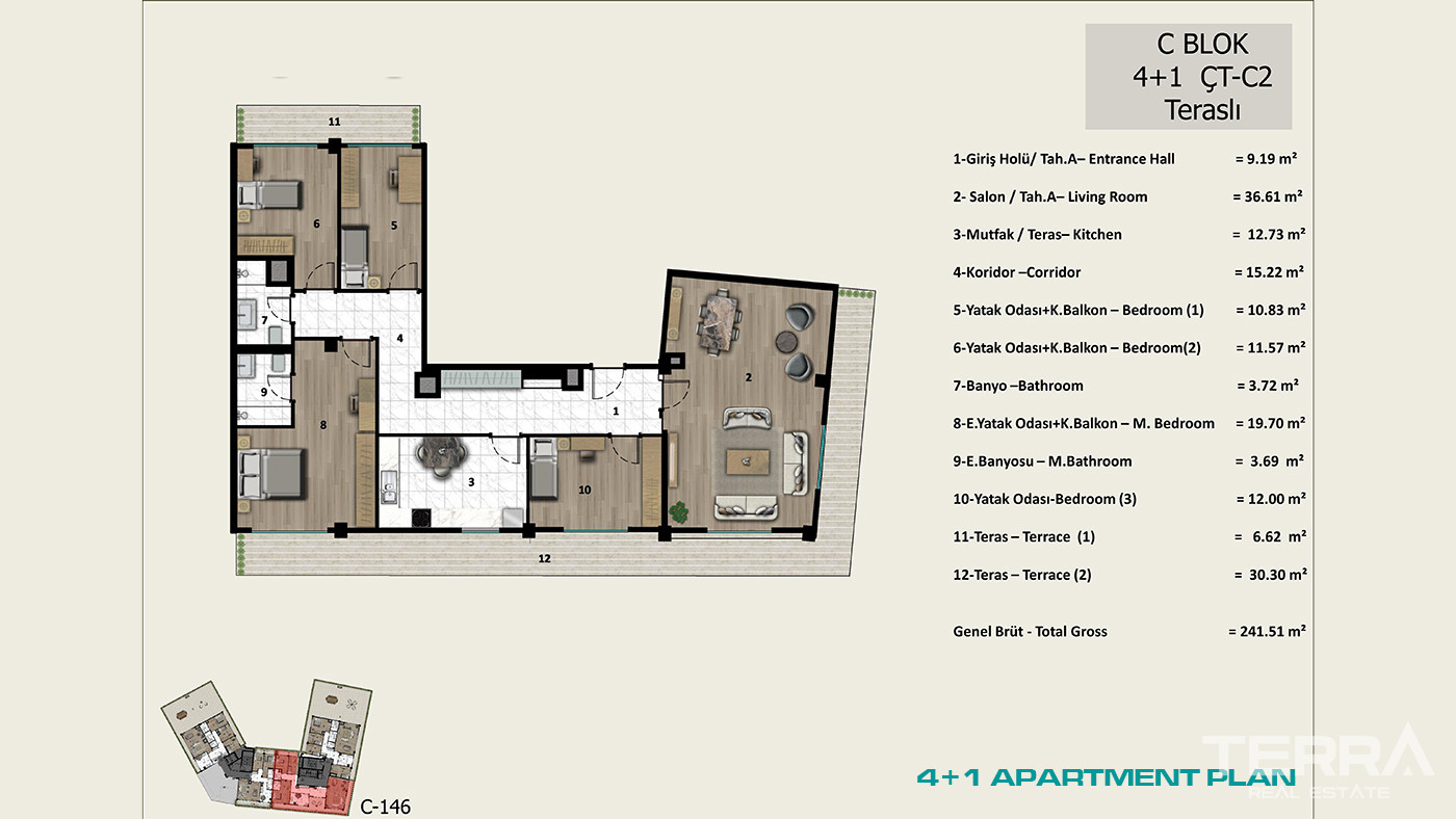 İstanbul Apartments for Sale Close to Universities and Shopping Malls - 103018