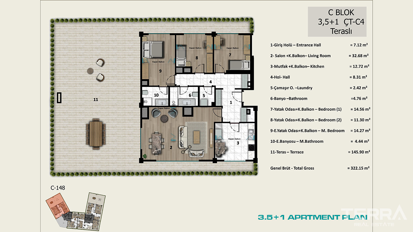 İstanbul Apartments for Sale Close to Universities and Shopping Malls - 103022