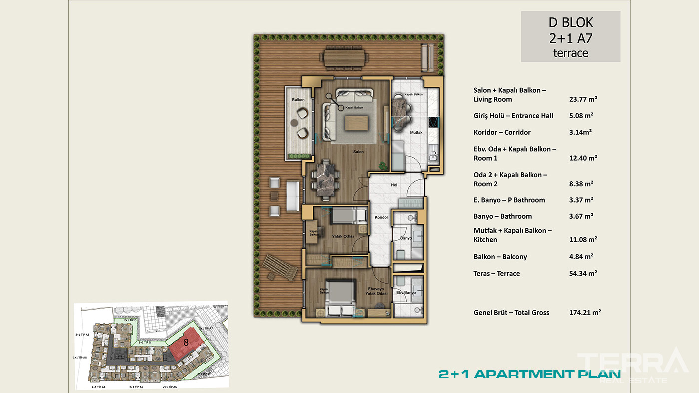 İstanbul Apartments for Sale Close to Universities and Shopping Malls - 103029