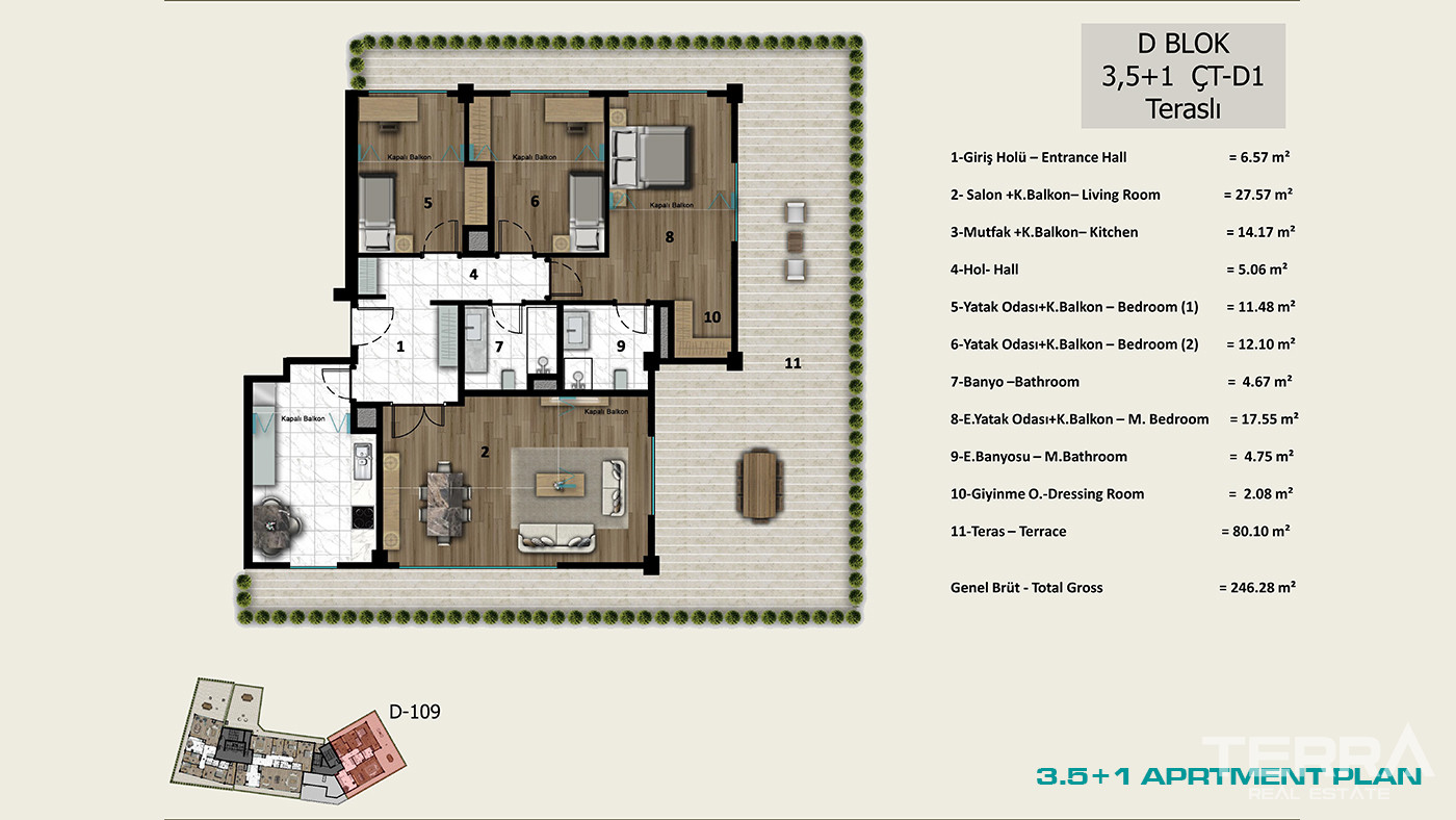 İstanbul Apartments for Sale Close to Universities and Shopping Malls - 103037