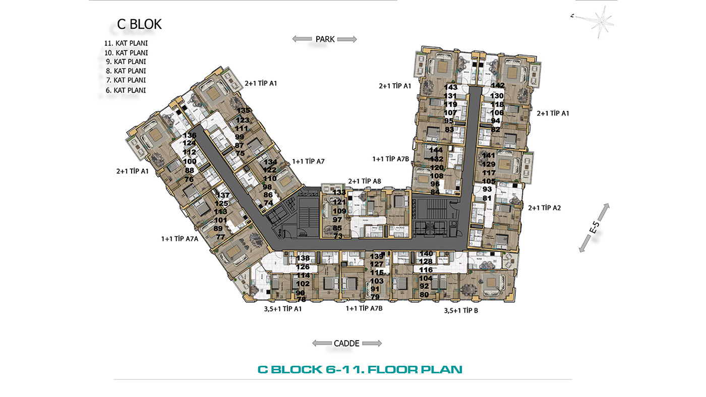 İstanbul Apartments for Sale Close to Universities and Shopping Malls - 103053