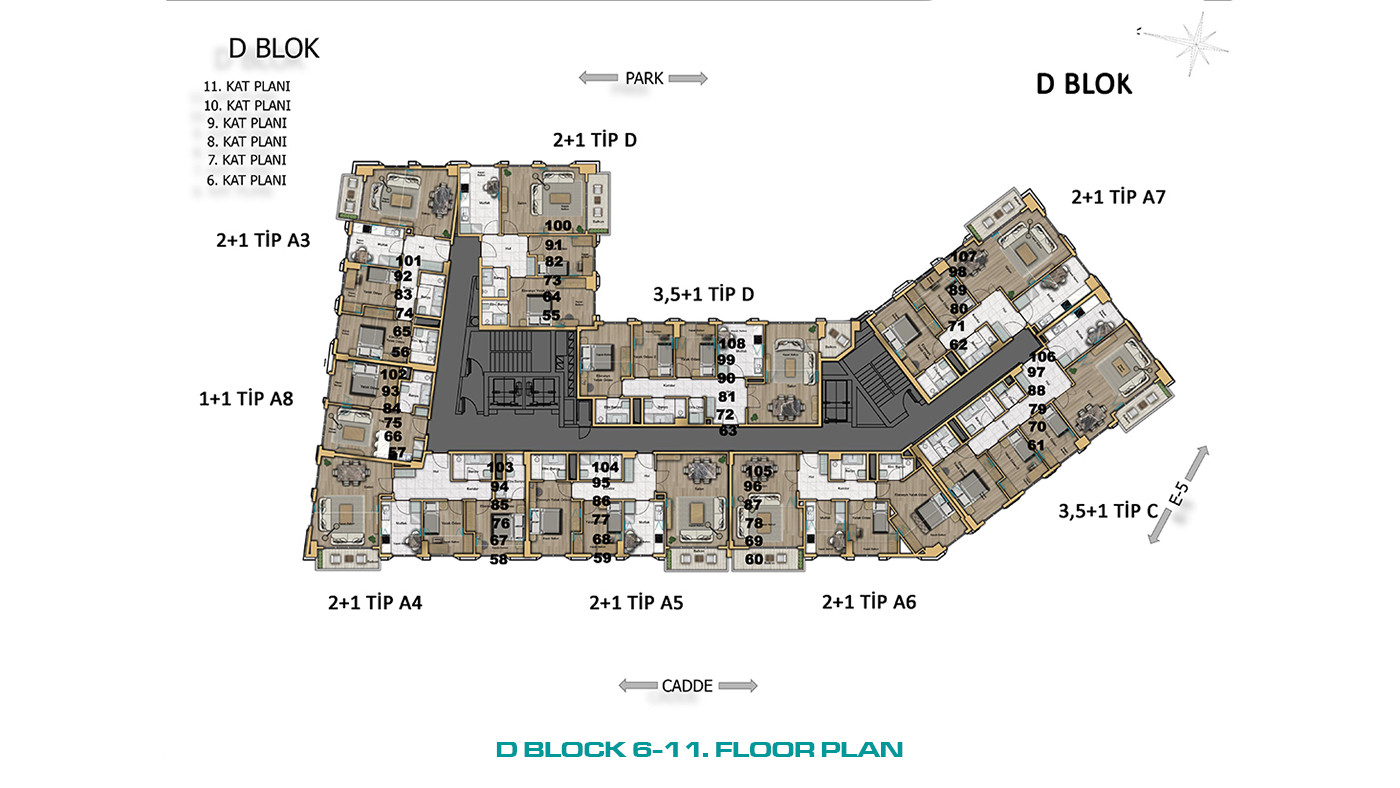 İstanbul Apartments for Sale Close to Universities and Shopping Malls - 103057