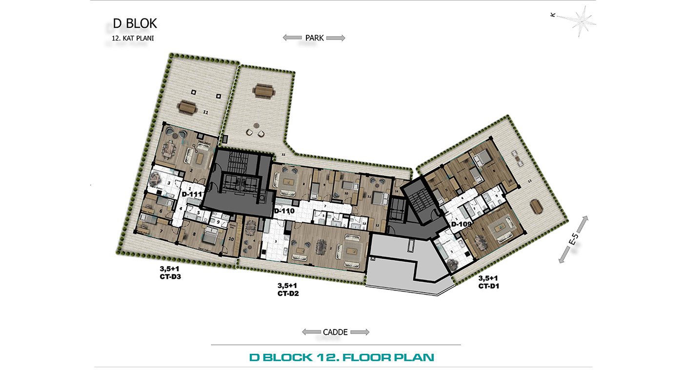İstanbul Apartments for Sale Close to Universities and Shopping Malls - 103058