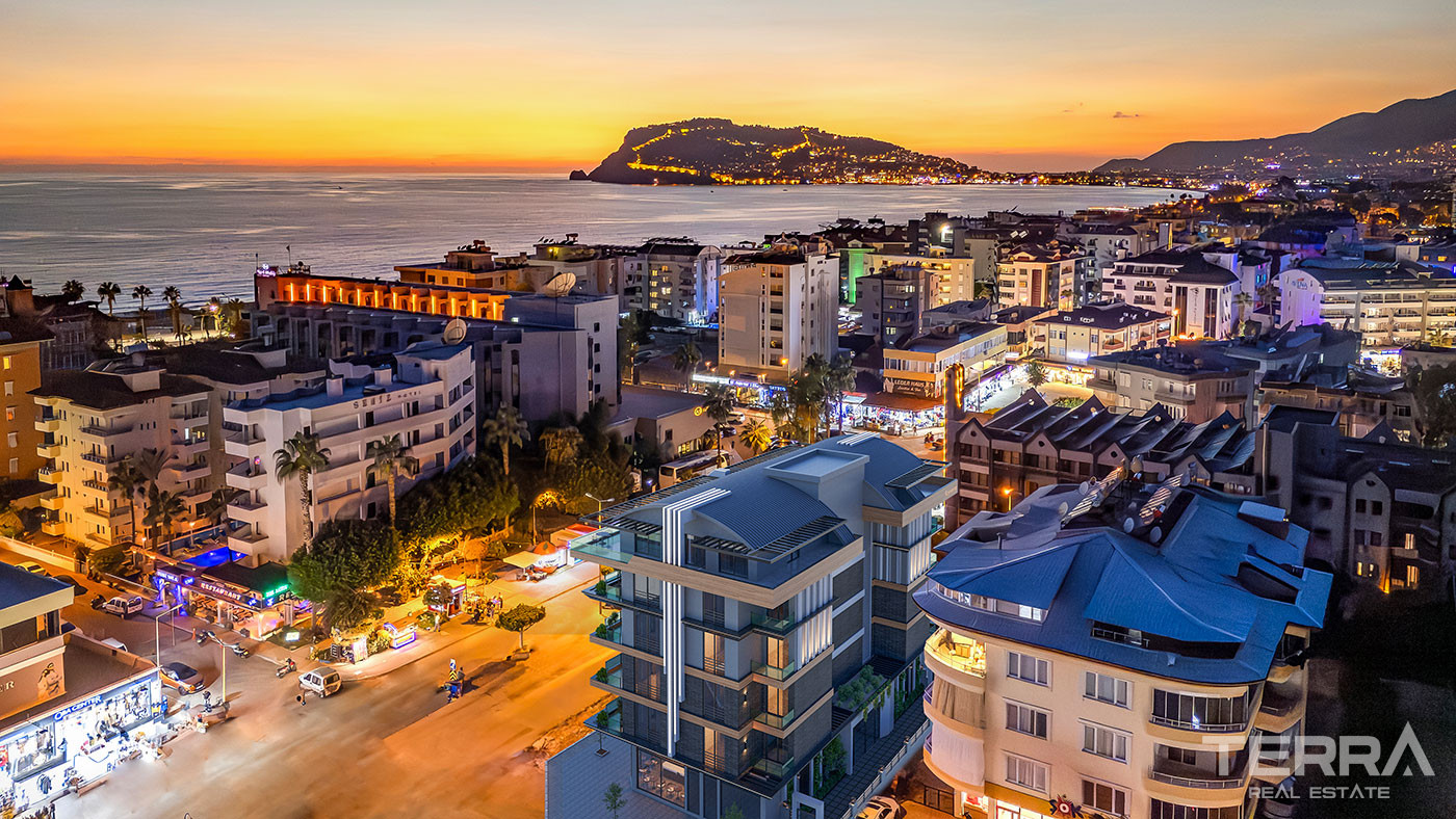 Eleganckie apartamenty w Oba, Alanya: blisko plaży i centrum - 103189
